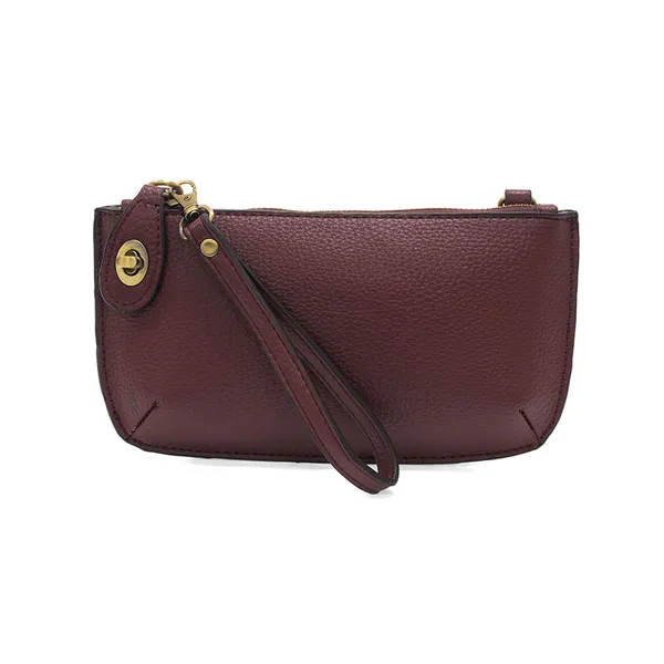Joy Susan Mini Crossbody Wristlet Clutch Deep Crimson