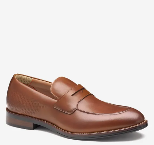 Johnston & Murphy Copley Penny Loafer Cognac
