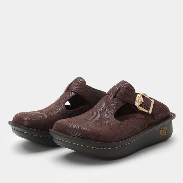 Alegria Classic Rocker Shoe Swirling Brown