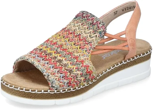 Rieker V1241 Regina Women's Sandals Multi / Aprikot