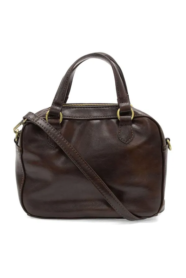 Joy Susan Regina Mini Satchel Crossbody Mocha