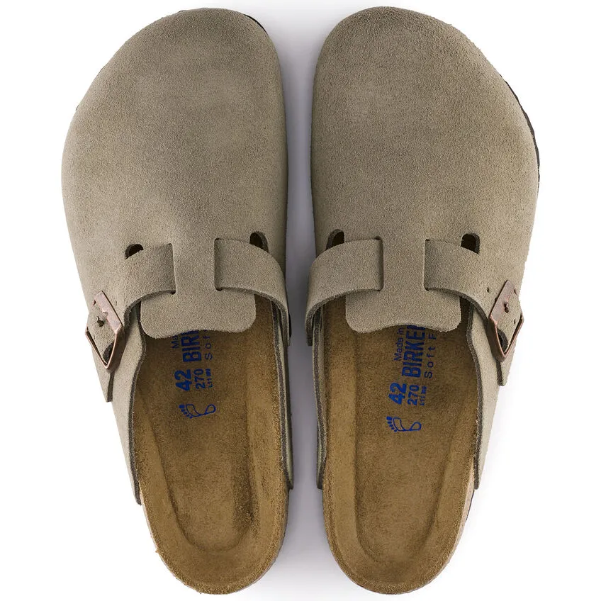 Birkenstock Boston Suede Regular Taupe