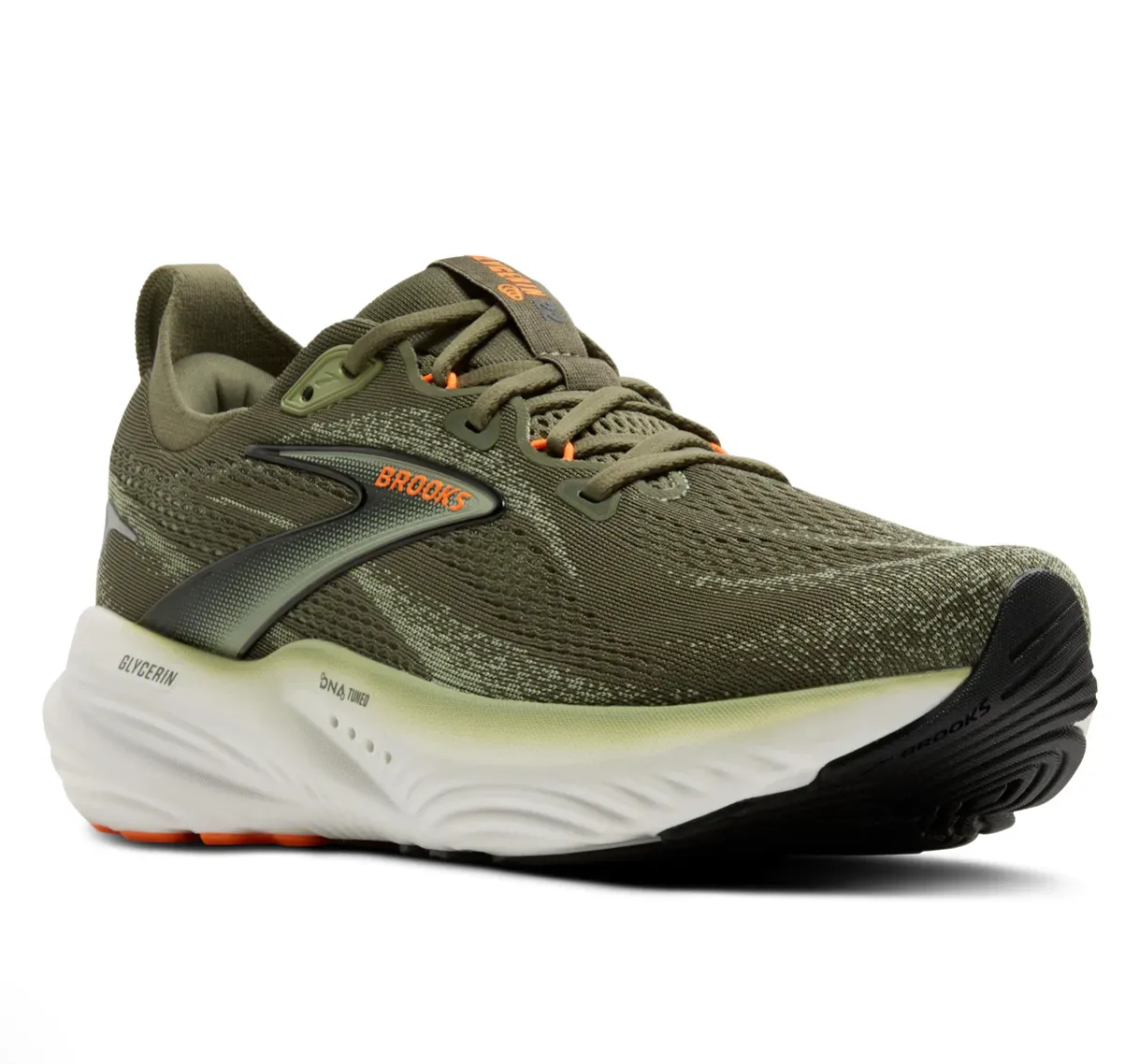 BROOKS Men's Glycerin 22 Dusty Olive/Tea/Orange