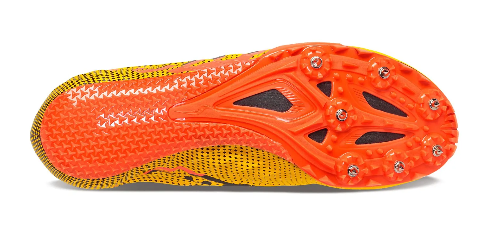 SAUCONY Men's Spitfire 5 Sprint Track Spike Vizigold/Vizired