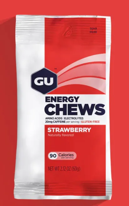 GU GU CHEWS STRAWBERRY STRAWBERRY