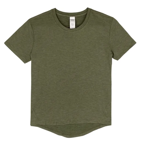 The RAC Collective Women's Performance Tech SS Heather Green