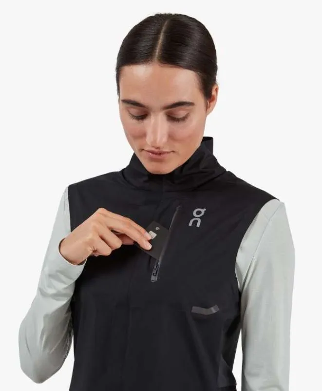 ON Women's Weather-Vest Black