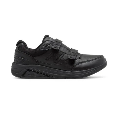New Balance Men's Hook and Loop Leather 928v3 Black