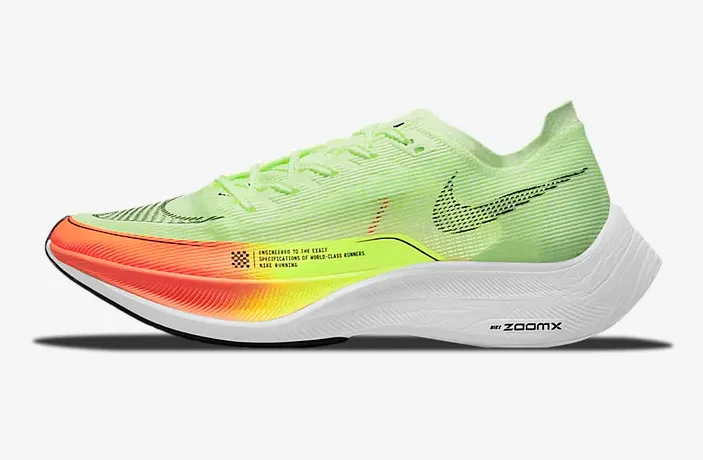 NIKE　VAPORFLY ネクスト% Nike M VAPORFLY NEXT% 2 BARELY VOLT/BLACK-HYPER ORANGE-VOLT