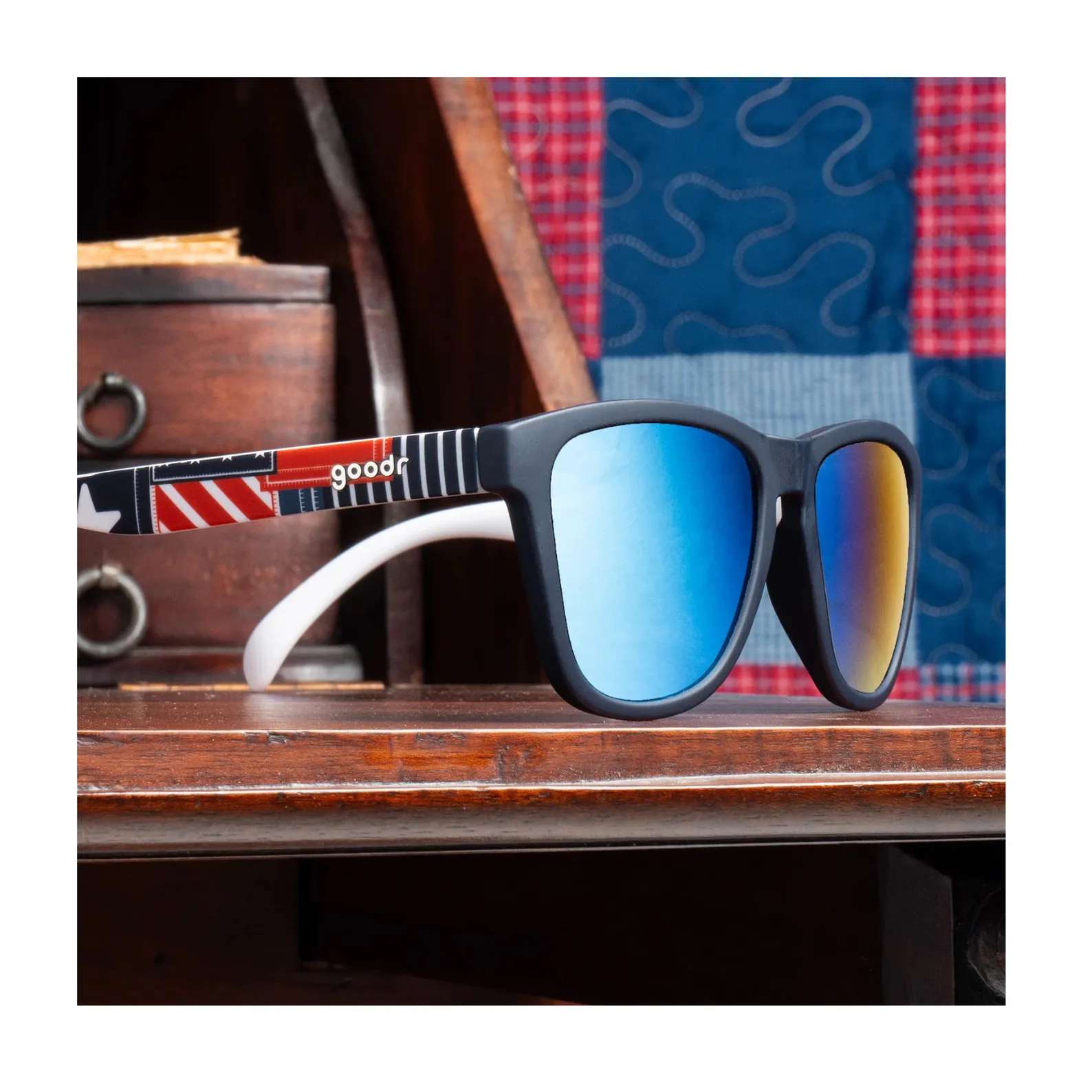 Goodr limited edition sunglasses- class of 1776 patriotic glasses Goodr Running Sunglasses - Limited Edition: 4th of July  main image 2