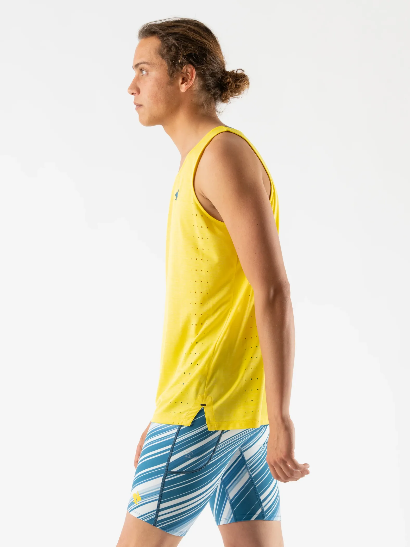 RABBIT Men's Race Pace Tank BLAZING YELLOW