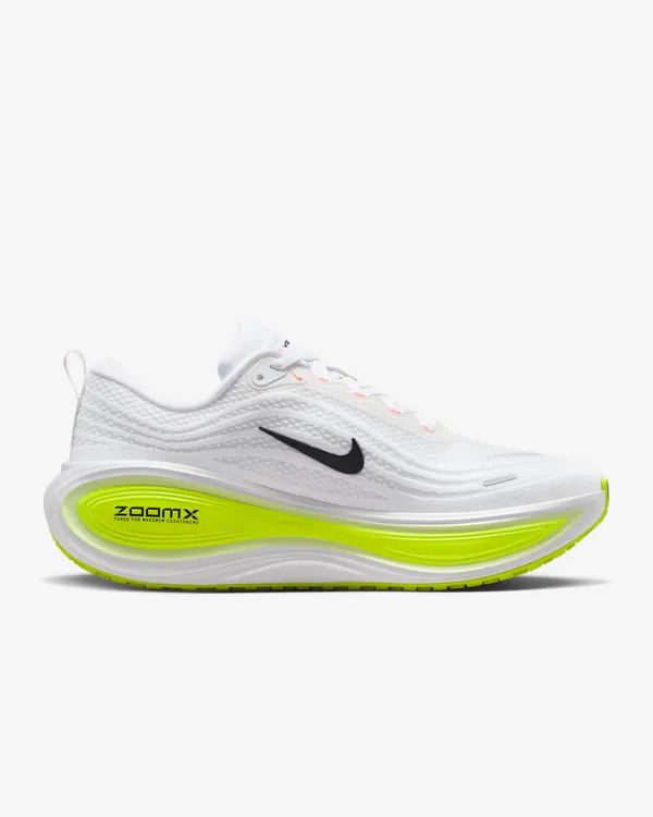 NIKE Men's VOMERO PLUS White/black-volt-barely Volt