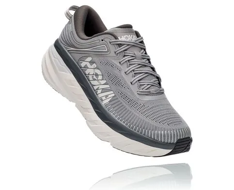 HOKA MEN'S BONDI 7 WILD DOVE / DARK SHADOW