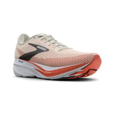BROOKS M GHOST AMP WHITE/TIGERLILY/BLACK