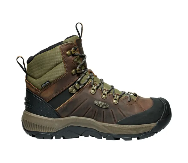 Keen Men's Revel IV Polar Waterproof Boot Insulated (200g) BISON/ORANGE PEPPER