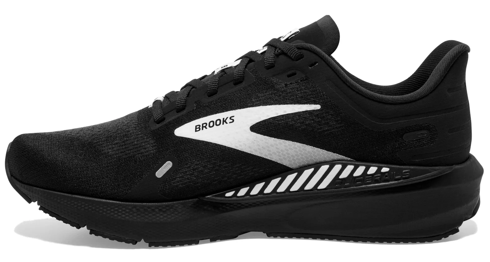 BROOKS M. LAUNCH GTS 9 BLACK/WHITE display picture 1