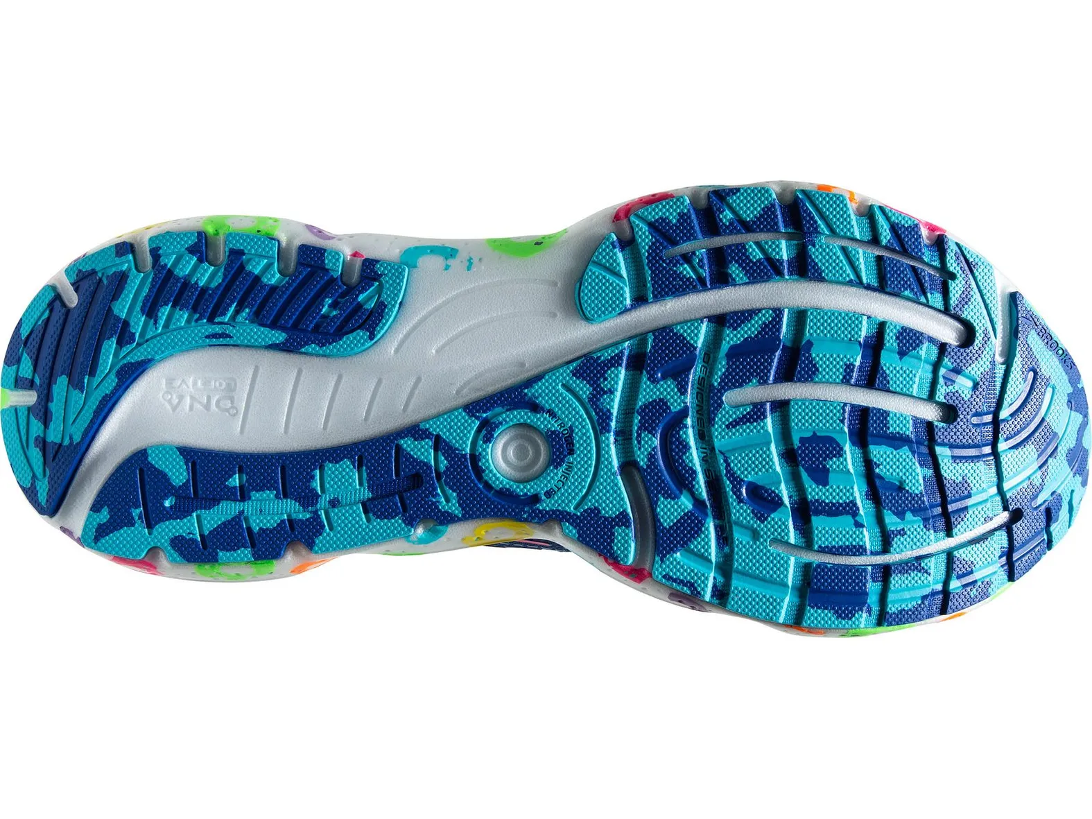 BROOKS W. GLYCERIN 20 BOWL O' BROOKS BLUE/PEACOAT/YELLOW