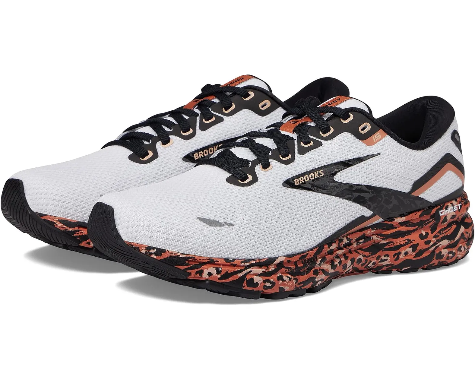 BROOKS W. GHOST 15 SUNBURN/MAPLE/BLACK