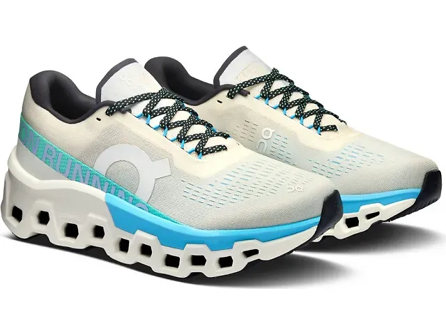 ON RUNNING W. CLOUDMONSTER 2 CREAM/HORIZON