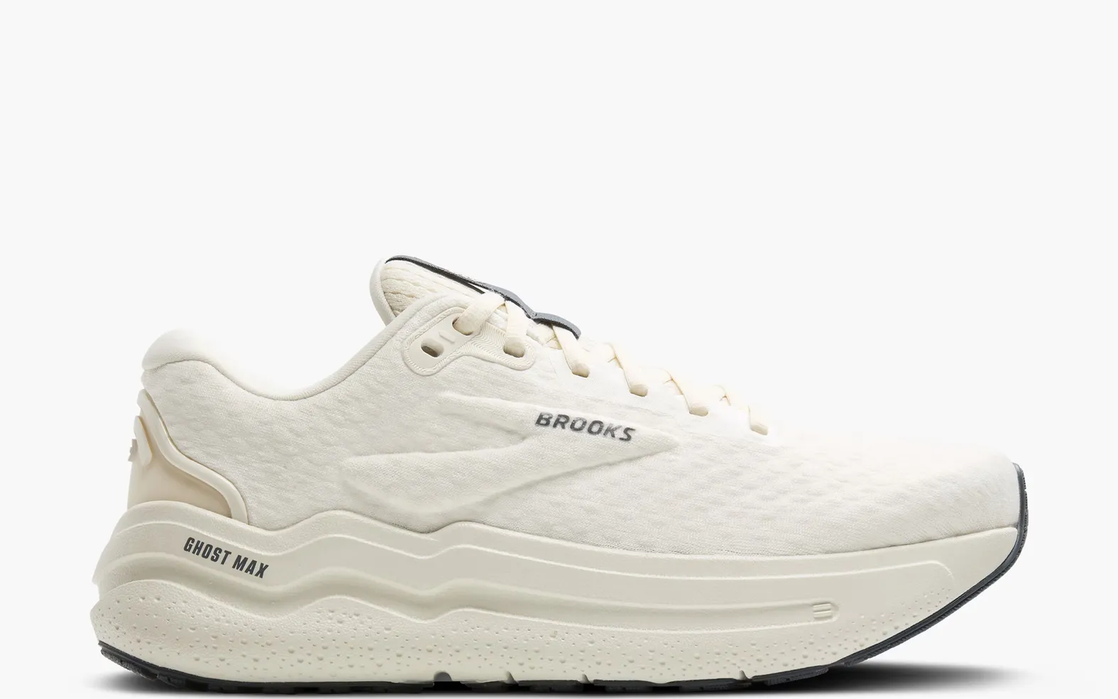 NEW Brooks Ghost Max 2 Mens Size 12.5 White Running Sneakers Gold Accent Shoes Zappos main image 2