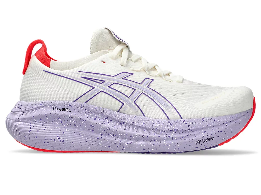 ASICS W. NIMBUS 27 TOKYO CREAM/EDO PURPLE