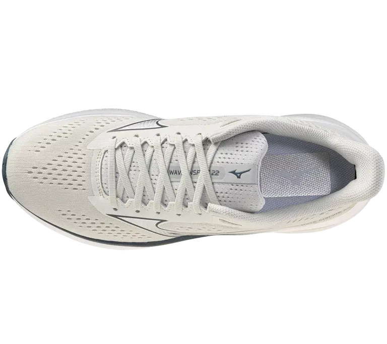Mizuno Men's WAVE INSPIRE 22 9Y00 FoggyDewWhite