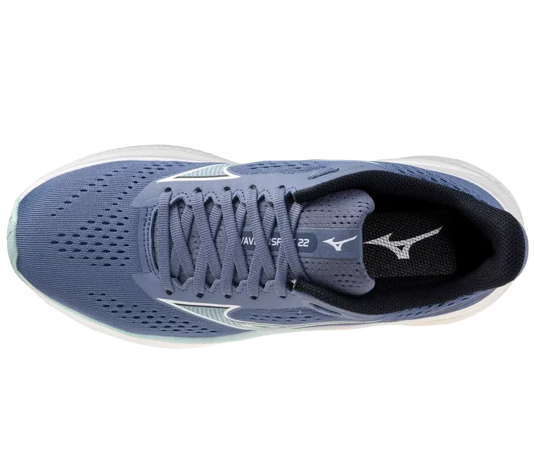 Mizuno WOMEN'S WAVE INSPIRE 22 WIDE (d) Wild Wind/Icy Morn