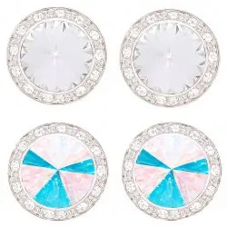 Dasha Designs Performance Earrings - 17mm Crystal