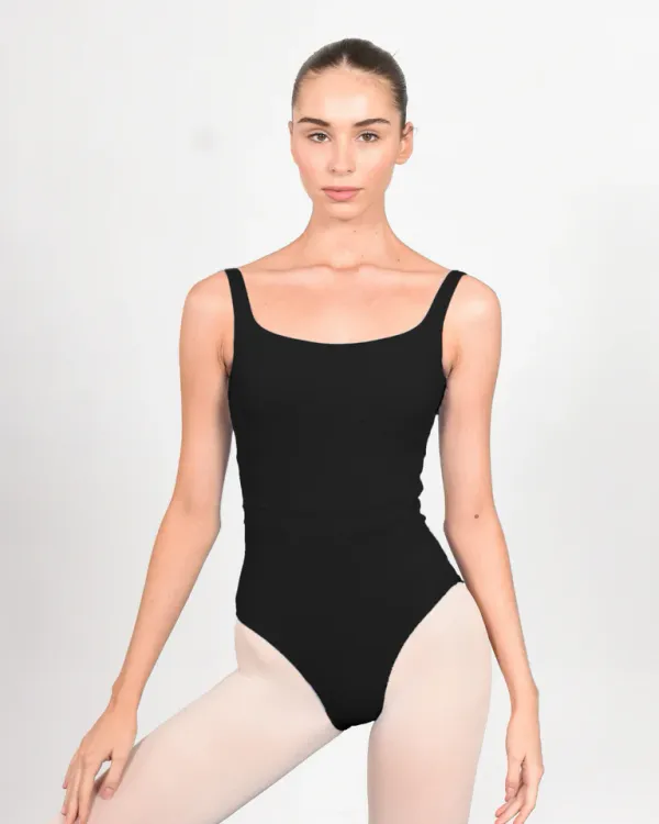 Claudia Dean Grace High Cut Tank Leotard Black