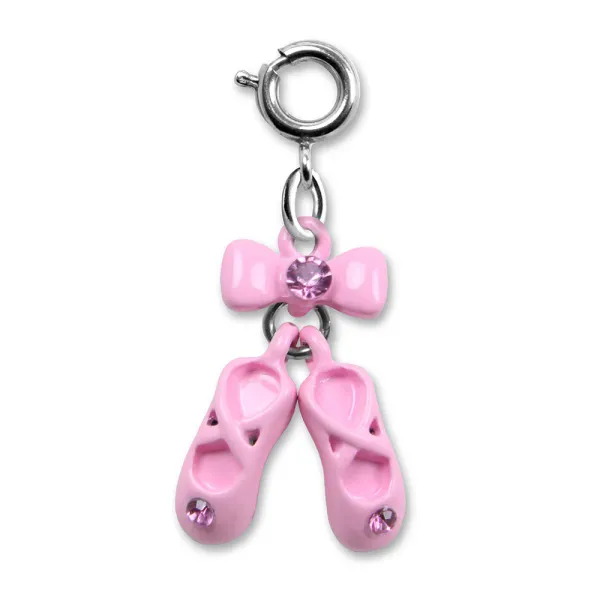 Charm It Ballet Slipper Charm Pink