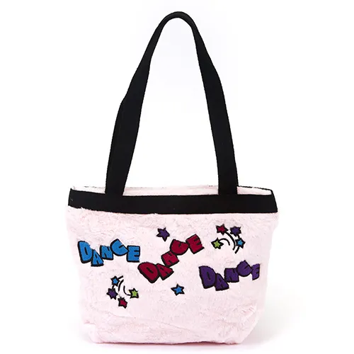Dasha Designs Fuzzy Dance Tote Pink