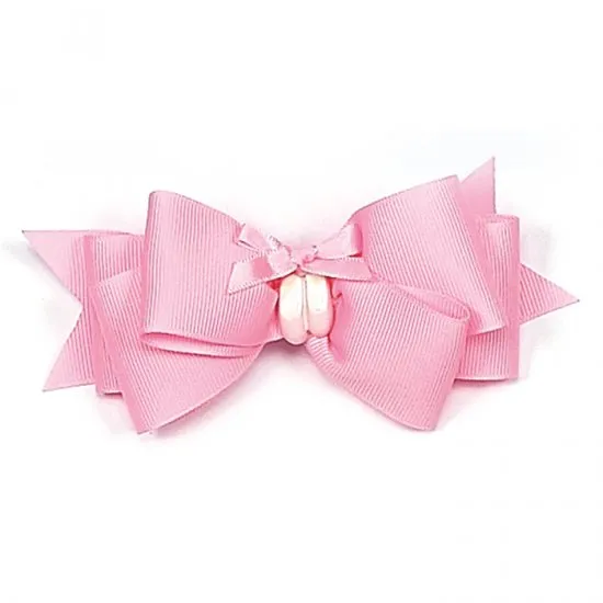 Dasha Designs Grosgrain Bow Pink