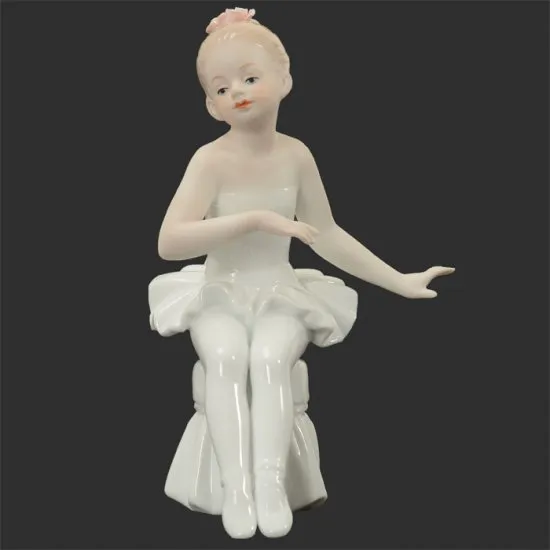 Dasha Designs Ceramic Ballerina Figurine Posed Arms