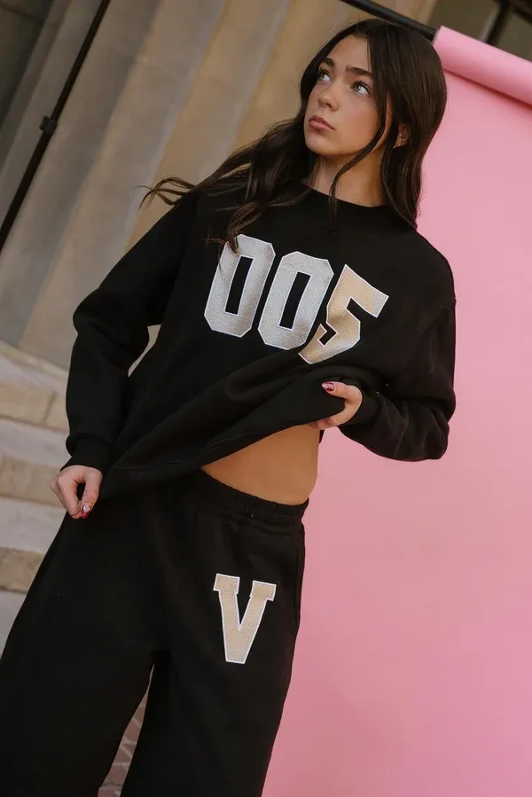 Five Dancewear Five Mockneck Sweatshirt Black