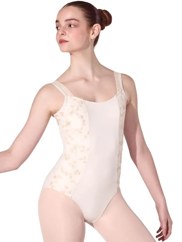 Capezio Lace Elan Elara Leotard Sea Pearl