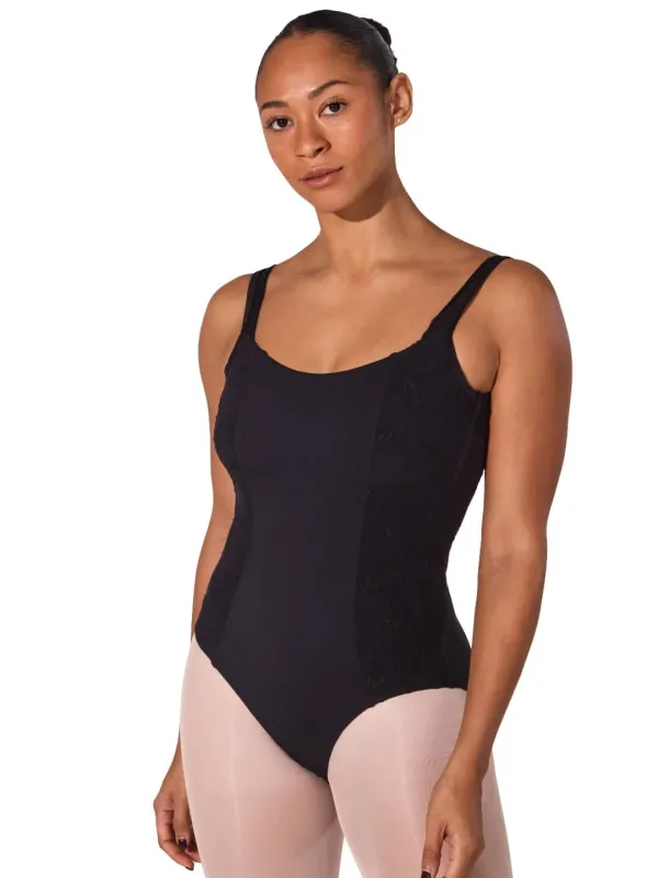 Capezio Lace Elan Elara Leotard Black