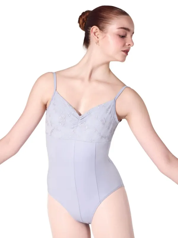 Capezio Lace Elan Ballerese Leotard Zen Blue