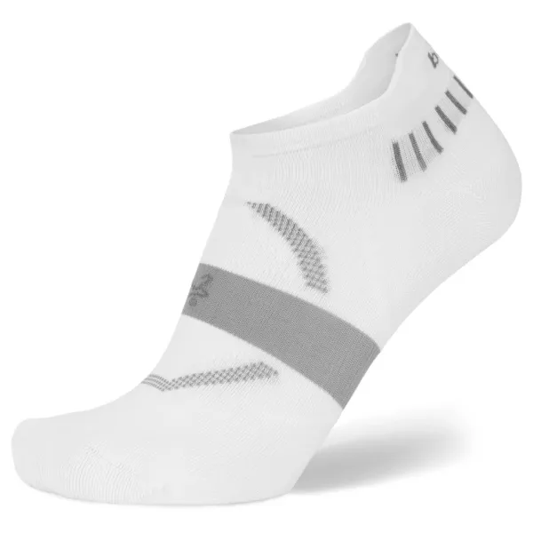 Balega Balega Hidden Dry No Show White/Grey