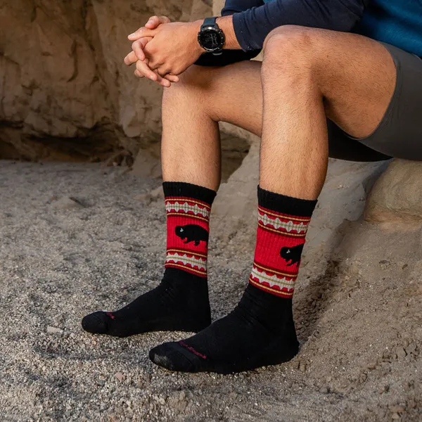Darn Tough Boot Sock Mid-weight with cushion Black