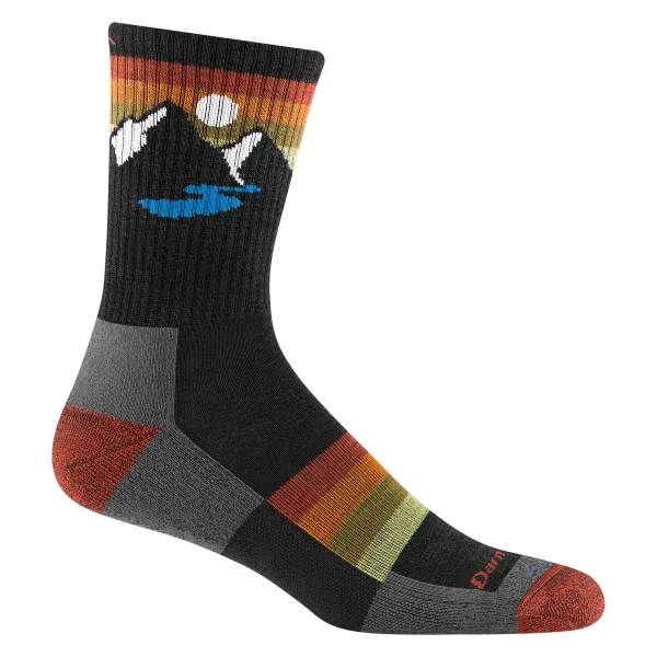 Darn Tough Micro Crew Lightweight Hike/Trek Charcoal