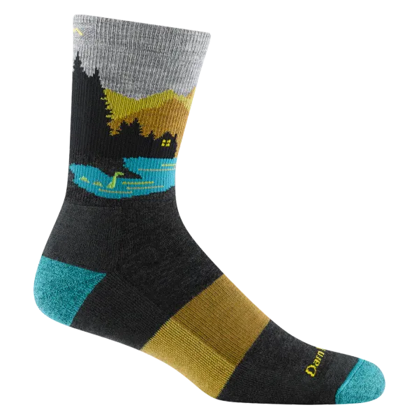 Darn Tough Micro Crew Midweight Hike/Trek Charcoal