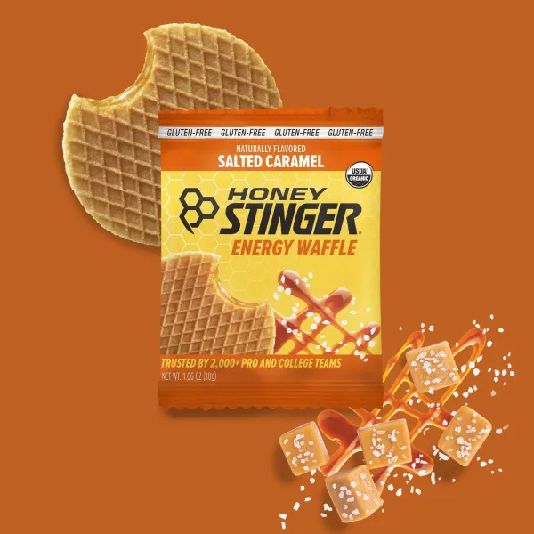Honey Stingers Honey Stinger Waffle individual Salted Carmel