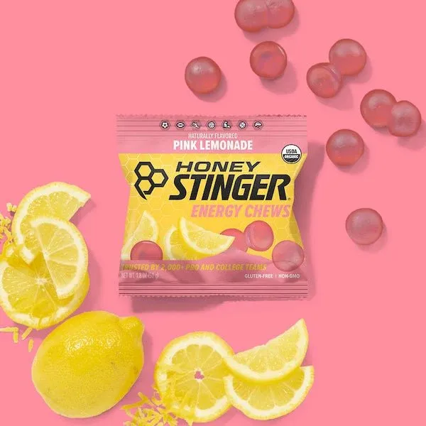 Honey Stingers Honey Stinger Chew Pack PINK LEMONADE