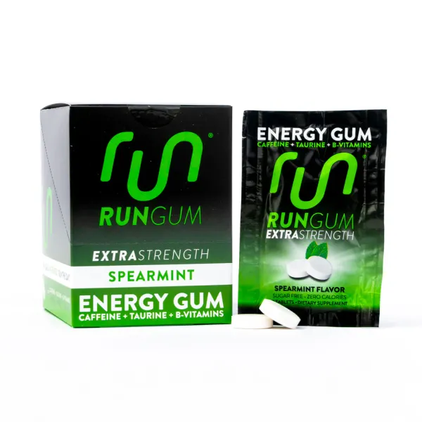Run Gum Run Gum Individual Spearmint Xtra Strength