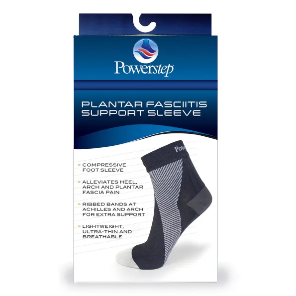 Powerstep Plantar Fasciitis Sleeve Black