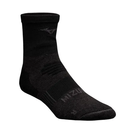 Mizuno Breath Thermo Racer Mid Sock BLACK