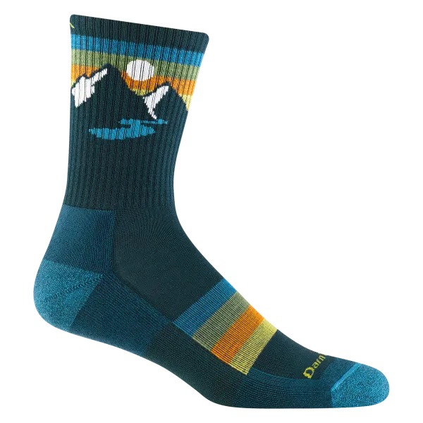 Darn Tough Men's Sunset Ridge Micro Crew Hiking Socks Bottle