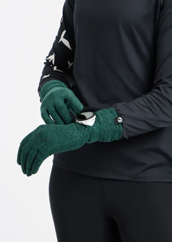 OISELLE Lux Watch Window Gloves JUNIPER