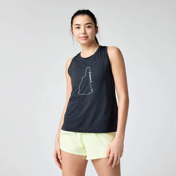 BROOKS W DASH TANK- RUN NH Black