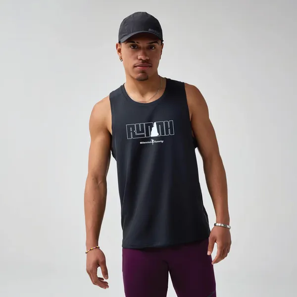 BROOKS M DASH SINGLET- RUN NH Black